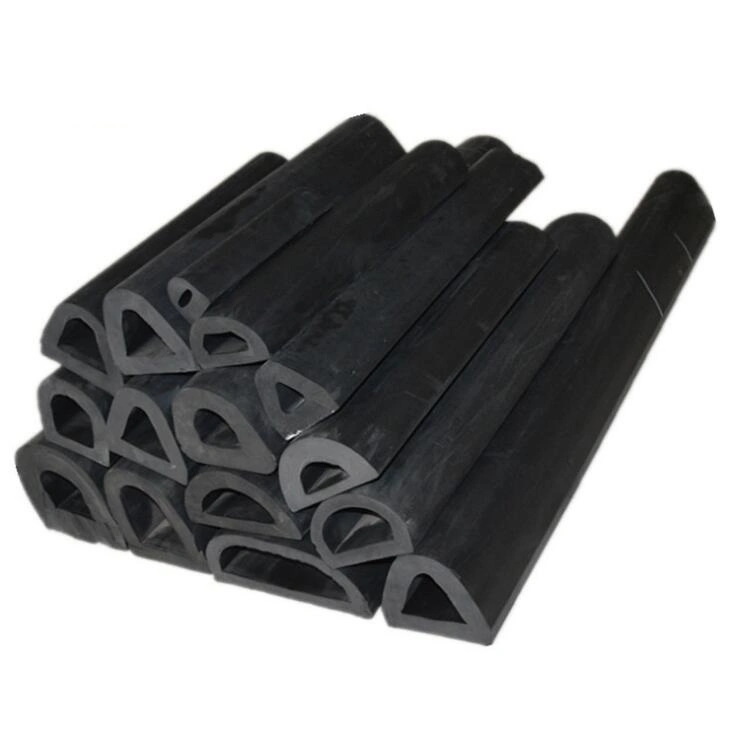 D Type Boat EPDM Rubber Marine Fender Boat Dock Bumpers