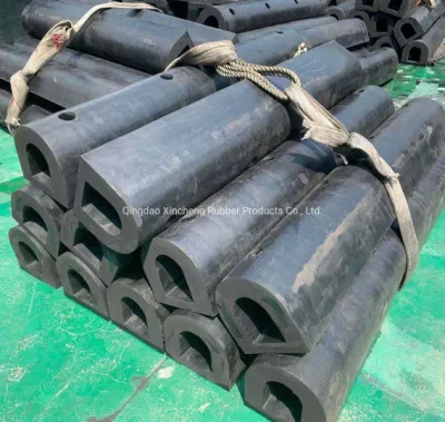 Qingdao Manufacturer D Shape D300X300X2000mm Solid Square Rubber Fender